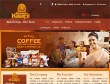 Tablet Screenshot of kannanjubileecoffee.com